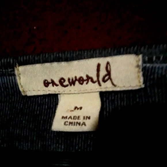 One World Women's Mid Length Sleeve Blouse/Tee - Picture 8 of 10